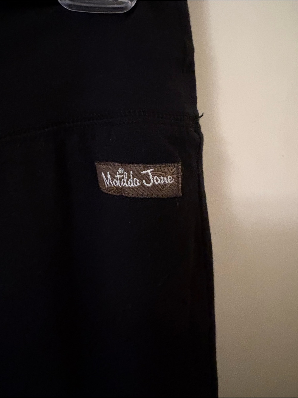 Matilda Jane Black Women's Stretchy Adorable Pants with Ruffle Bottoms